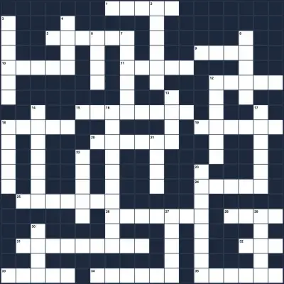 Theatrical Transformation: Makeup and Mask (Crossword №363) 
