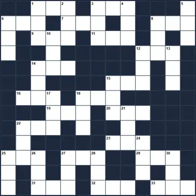 Mots croisés de 3 lettres