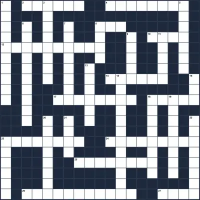 Crossword of the Day - Mathematics 7th grade 19x19
