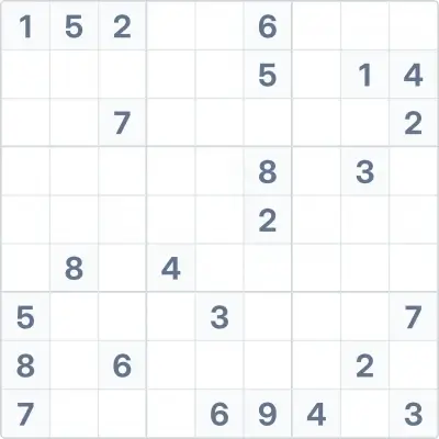 Судоку экспертной сложности №76