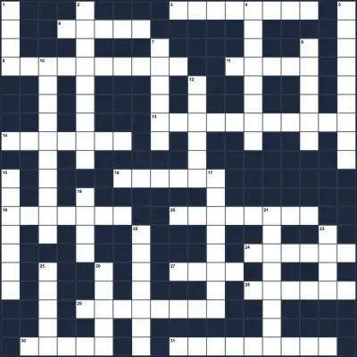 Rhine: the main waterway of Germany (Crossword №476) 