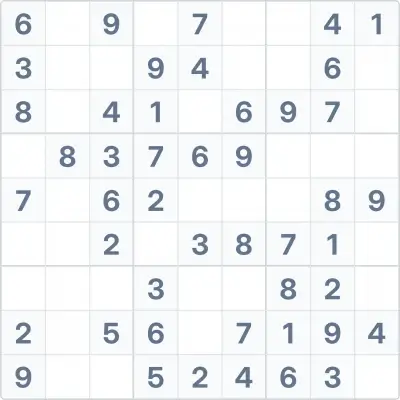 Sudoku easy difficulty №83