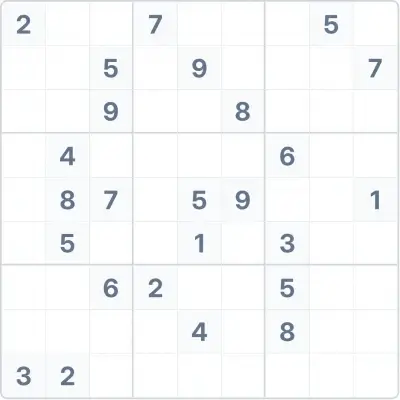 Sudoku expert difficulty №96