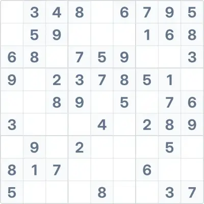 Sudoku easy difficulty №80