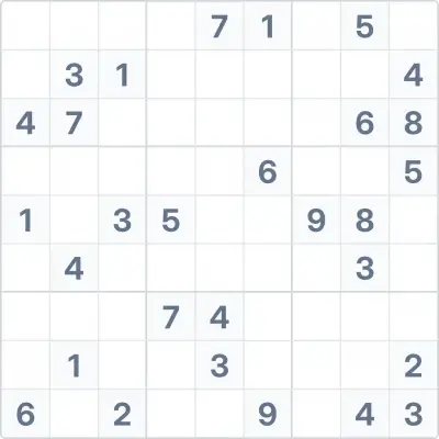 Sudoku high difficulty №99