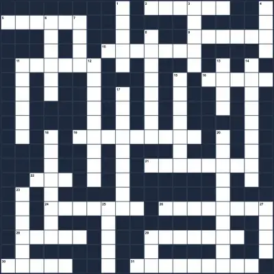 Gothic style and secrets of the Addams Family (Crossword №448)
