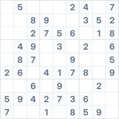 Sudoku easy difficulty №85