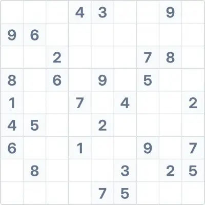 Sudoku high difficulty №94