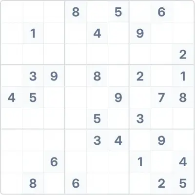 Sudoku high difficulty №101