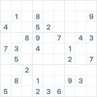 Sudoku expert difficulty №87