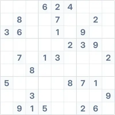 Sudoku high difficulty №98