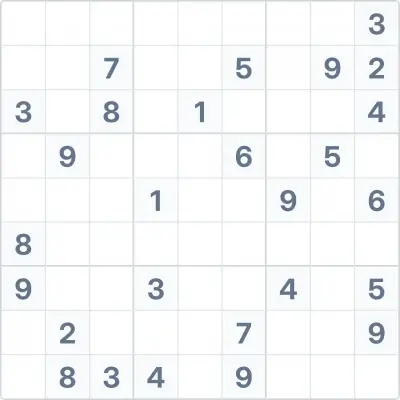 Sudoku expert difficulty №85
