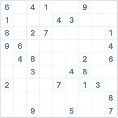 Sudoku high difficulty №92