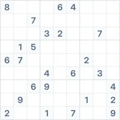 Судоку экспертной сложности №83
