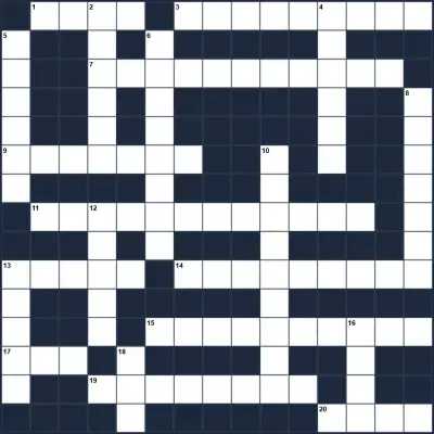 Journey into the world of knowledge (Crossword №10) 