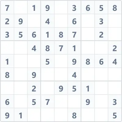 Sudoku easy difficulty №93