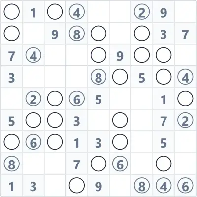 Gerade-Ungerade-Sudoku Nr. 9