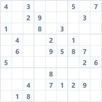 Sudoku high difficulty №110