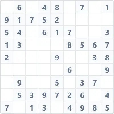 Sudoku easy difficulty №90