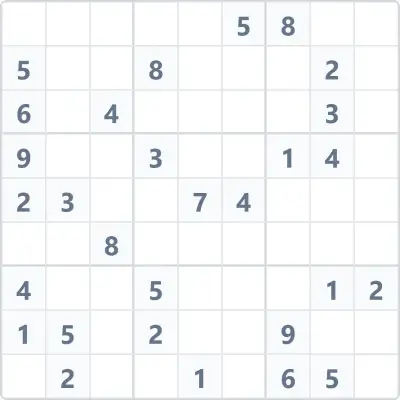 Sudoku high difficulty №108
