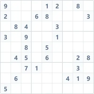 Sudoku high difficulty №106