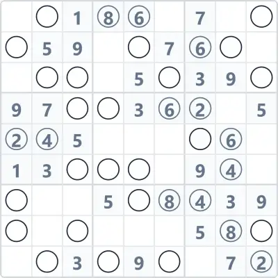 Gerade-Ungerade-Sudoku Nr. 10