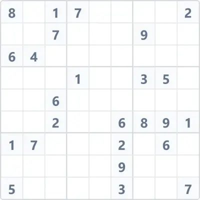 Судоку экспертной сложности №111