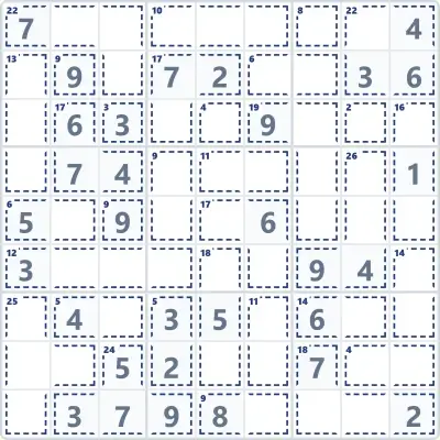 Killer-Sudoku Nr. 10