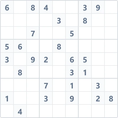 Sudoku high difficulty №124