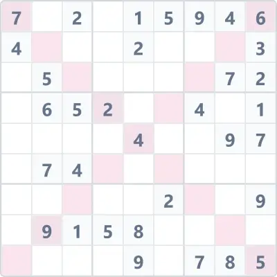 Диагональное судоку №12