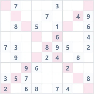 Ddiagonal sudoku №18