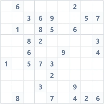 Sudoku high difficulty №123