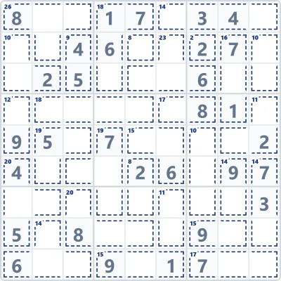 Killer sudoku №18