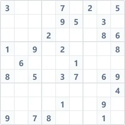Sudoku high difficulty №117