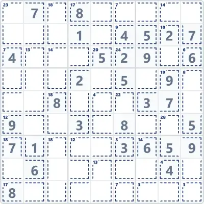Killer-Sudoku Nr. 13
