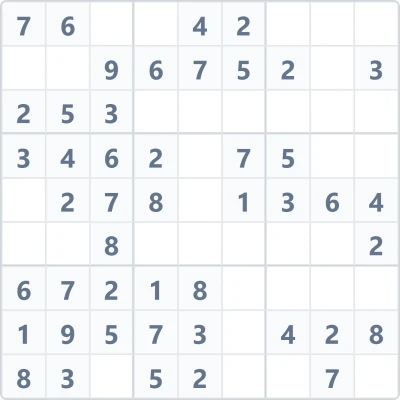 Sudoku easy difficulty №107