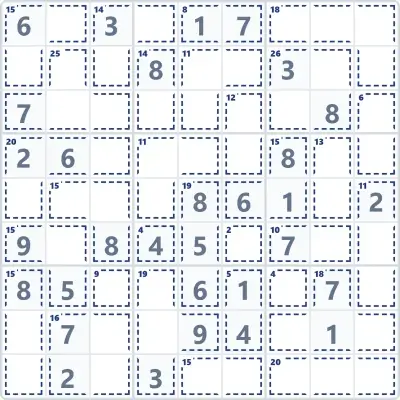 Killer sudoku №15