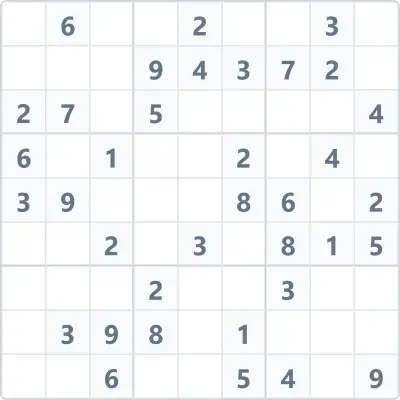 Судоку средней сложности №116