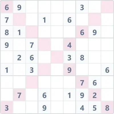 Ddiagonal sudoku №19
