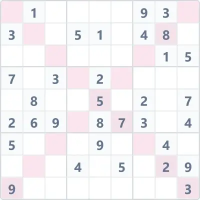 Diagonal-Sudoku Nr. 21